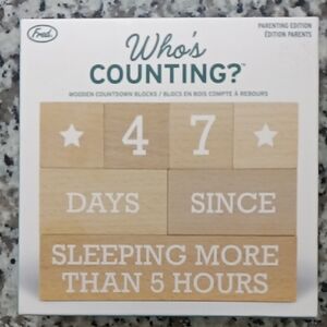 Fred Wooden Countdown Blocks